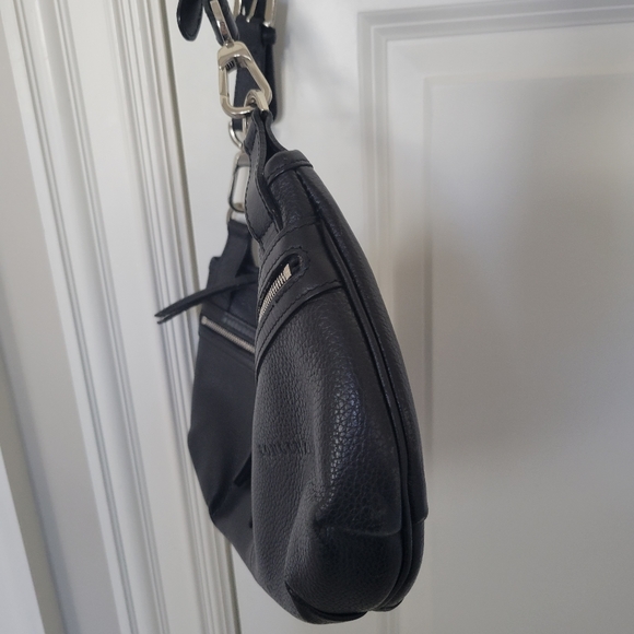 Longchamp Black Leather Shoulder Bag - Picture 6 of 9